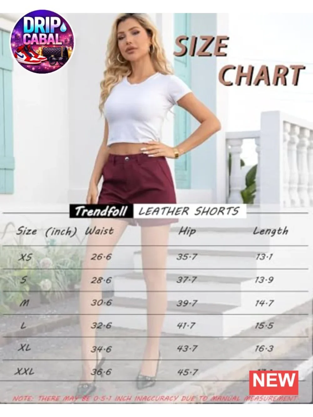 Faux Leather High Waisted Skort Skirt Shorts Women's